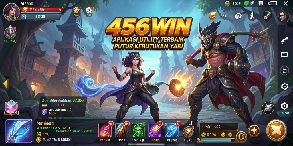 Screenshot utama 456WIN menunjukkan antarmuka aplikasi Utility yang ramah pengguna.