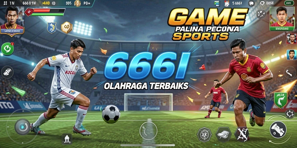 Tampilan gameplay seru dari 666I dalam pertandingan olahraga.