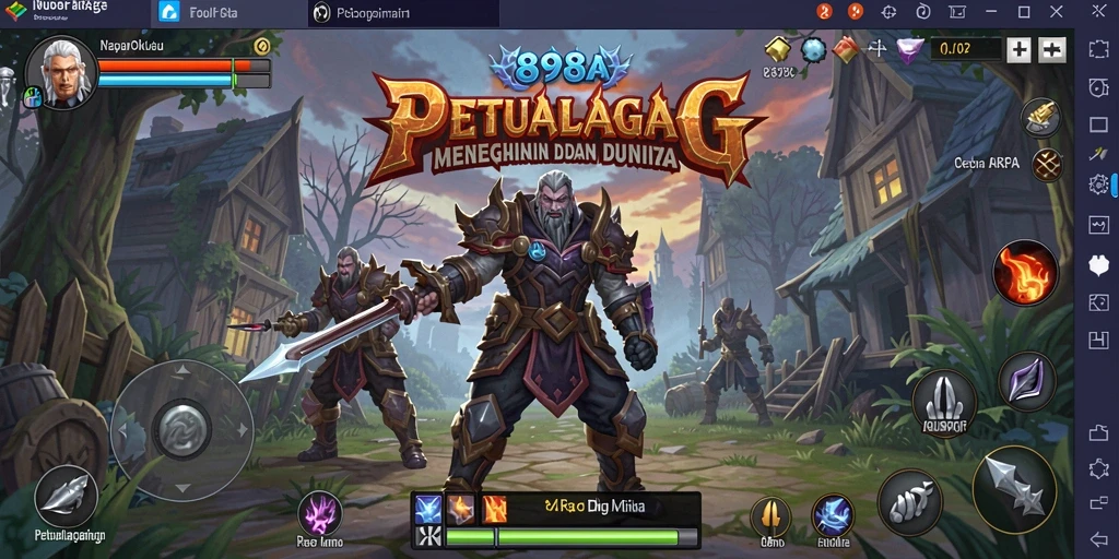 Tangkapan layar gameplay 898A menampilkan aksi pertarungan yang mendebarkan.