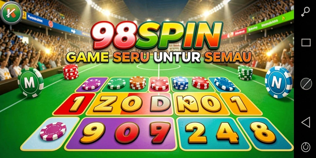 Tampilan menarik gameplay Bingo di 98SPIN.