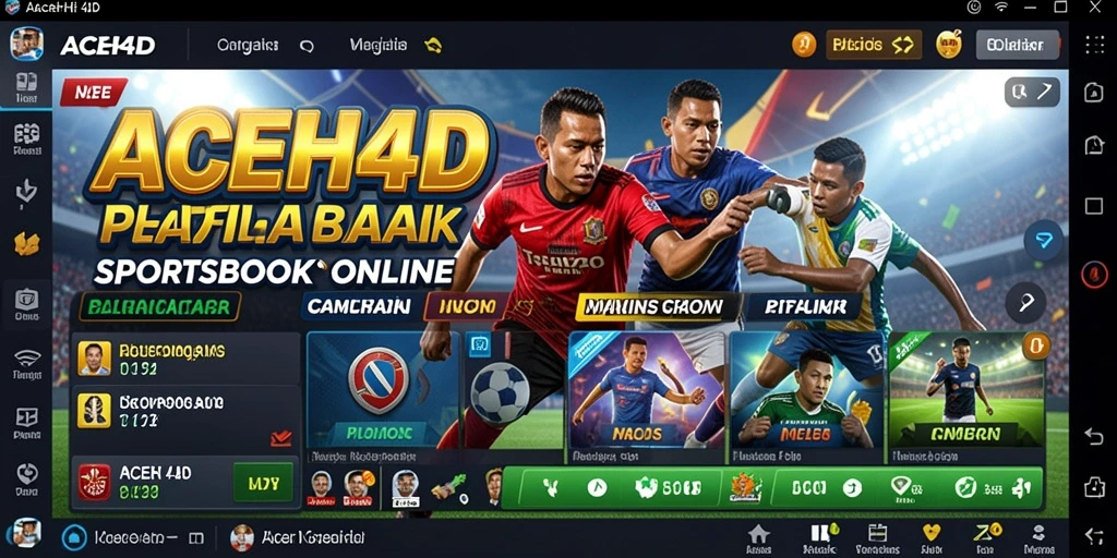 Screenshot ACEH4D menunjukkan pengalaman taruhan sportsbook yang menarik.