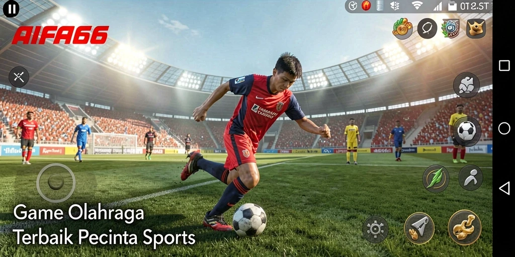 Tampilan menarik gameplay AIFA66 dalam pertandingan olahraga.