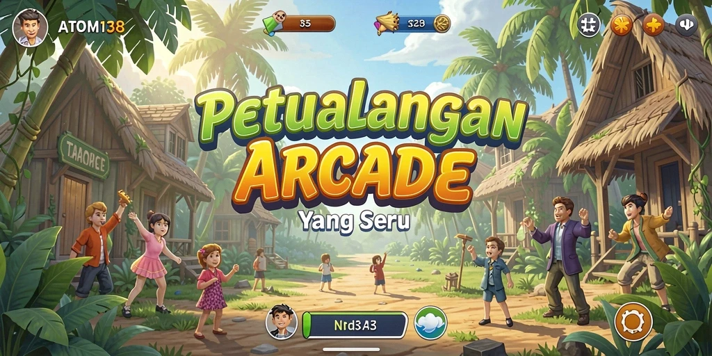 Tampilan menarik dari gameplay ATOM138 yang mendebarkan.