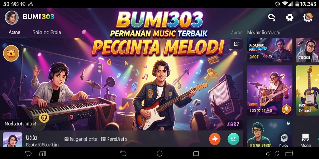 Tampilan gameplay BUMI303 yang menarik dan interaktif.