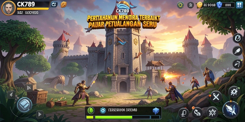 Screenshot CK789 menampilkan gameplay menegangkan dalam melindungi wilayah.