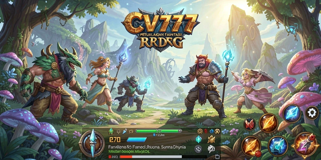 Screenshot gameplay CV777 dengan petualangan epik RPG.