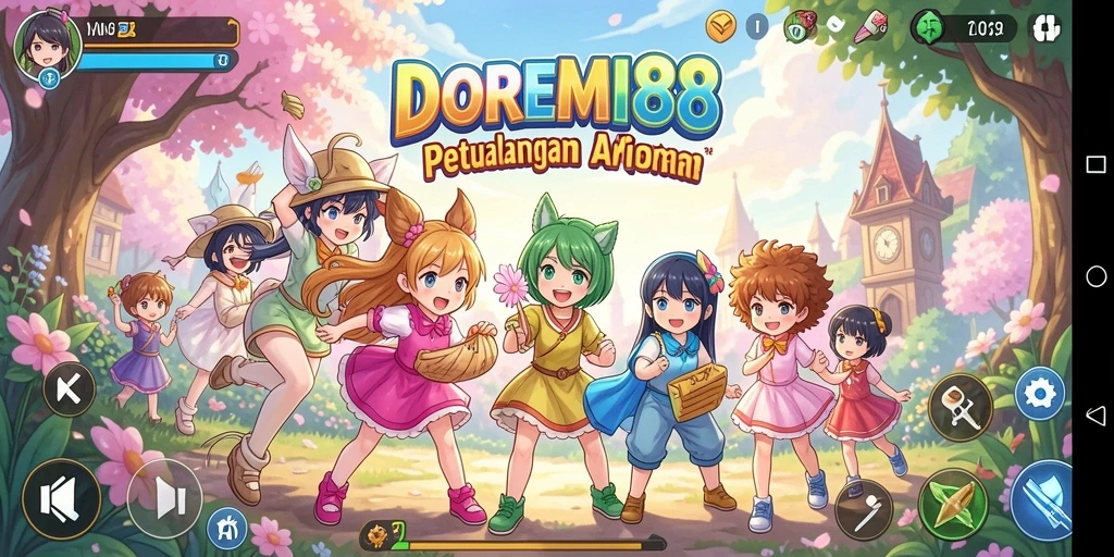 Screenshot DOREMI88 menampilkan aksi seru dalam dunia Anime.