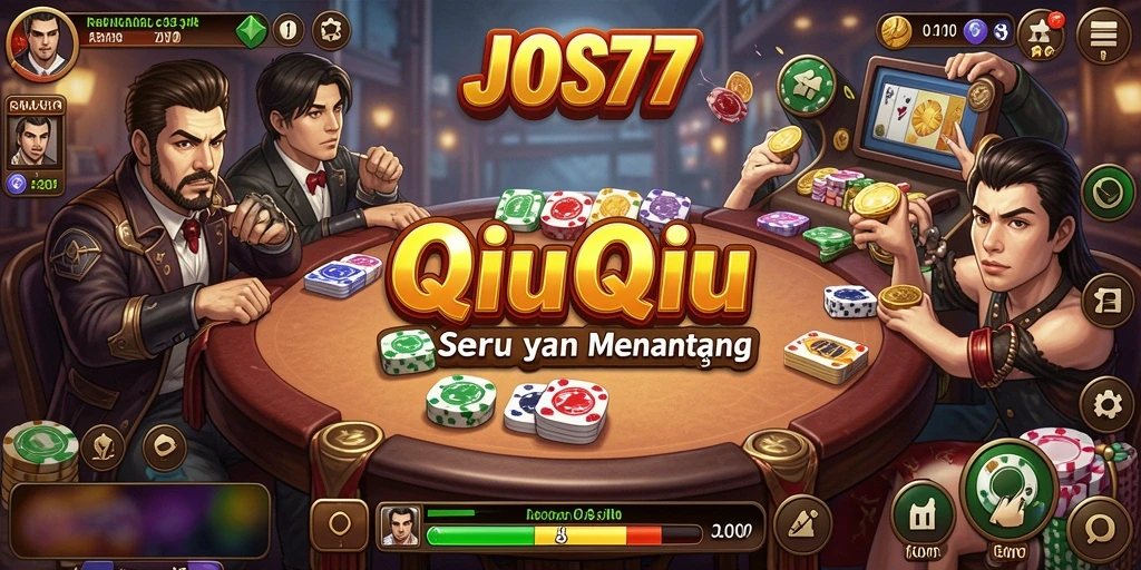 Tampilan gameplay QiuQiu yang seru dan menegangkan.