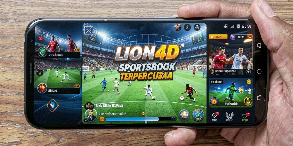 Tampilan utama LION4D yang memudahkan taruhan olahraga.