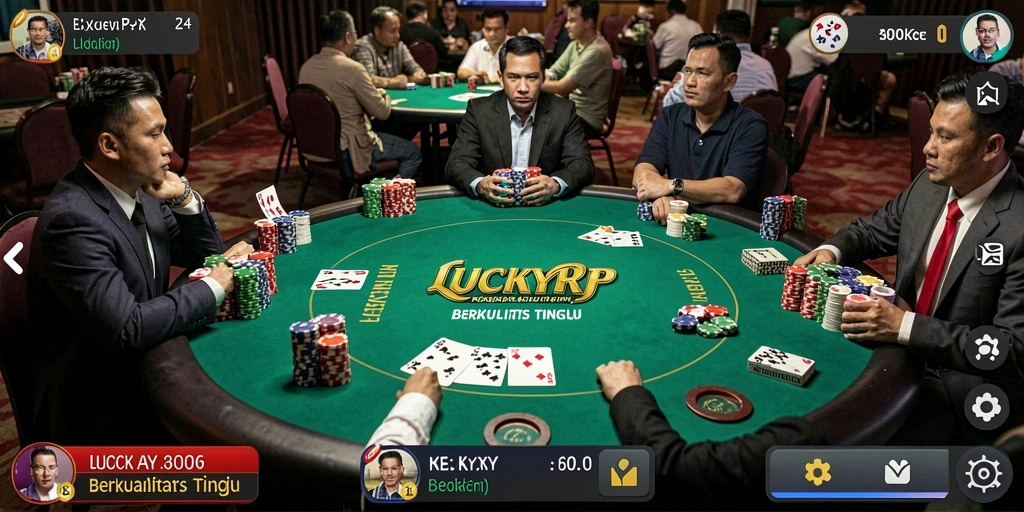 Tampilan permainan LUCKYRP yang menarik dan interaktif.