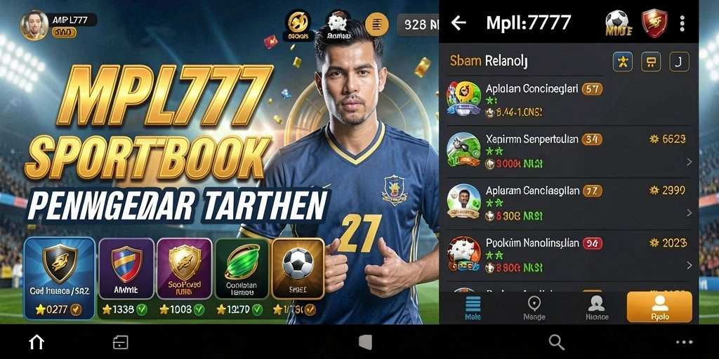 Tampilan utama gameplay Sportsbook di MPL777 yang mengasyikkan.