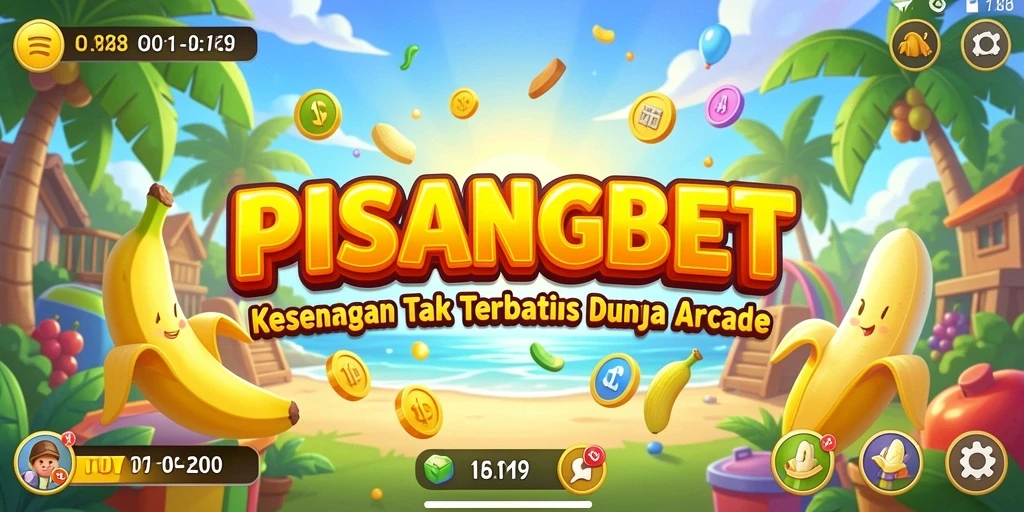 Screenshot utama PISANGBET menampilkan aksi seru dalam gameplay arcade.