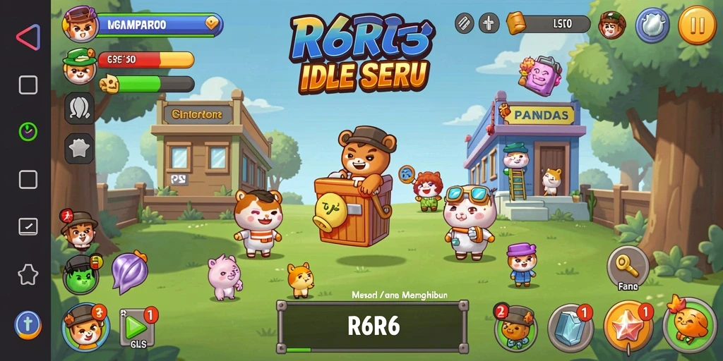 Tampilan gameplay R6R6 yang menarik dan menghibur.