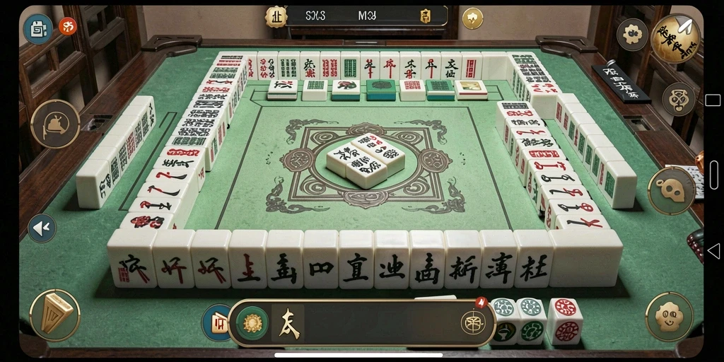 Tampilan screenshot game S13 dengan gameplay Mahjong yang menarik.