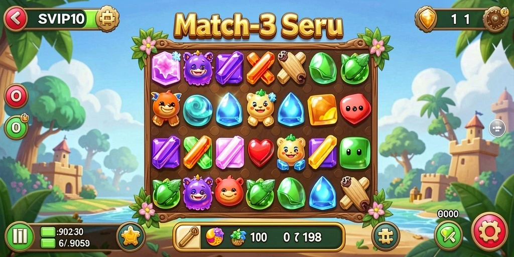 Tampilan gameplay SVIP10 yang menarik dan penuh warna.