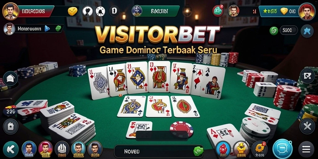 Tampilan gameplay seru dan interaktif di VISITORBET.