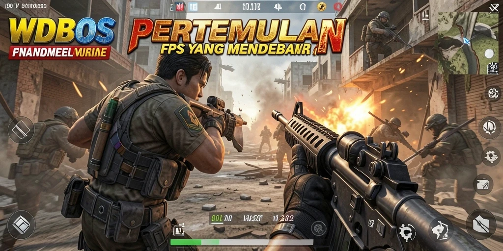 Gameplay mendebarkan dari WDBOS dengan aksi FPS intens.